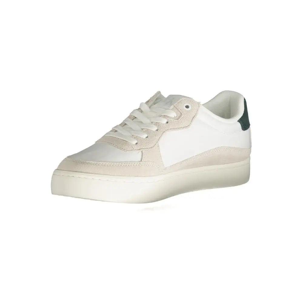 Calvin Klein Weißes Leder Herren Sneaker Calvin Klein