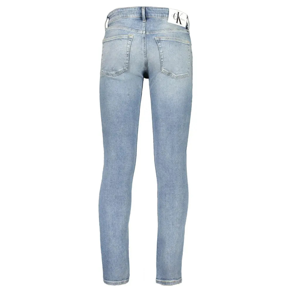Calvin Klein Blaue Baumwolle Männer Jeans Calvin Klein