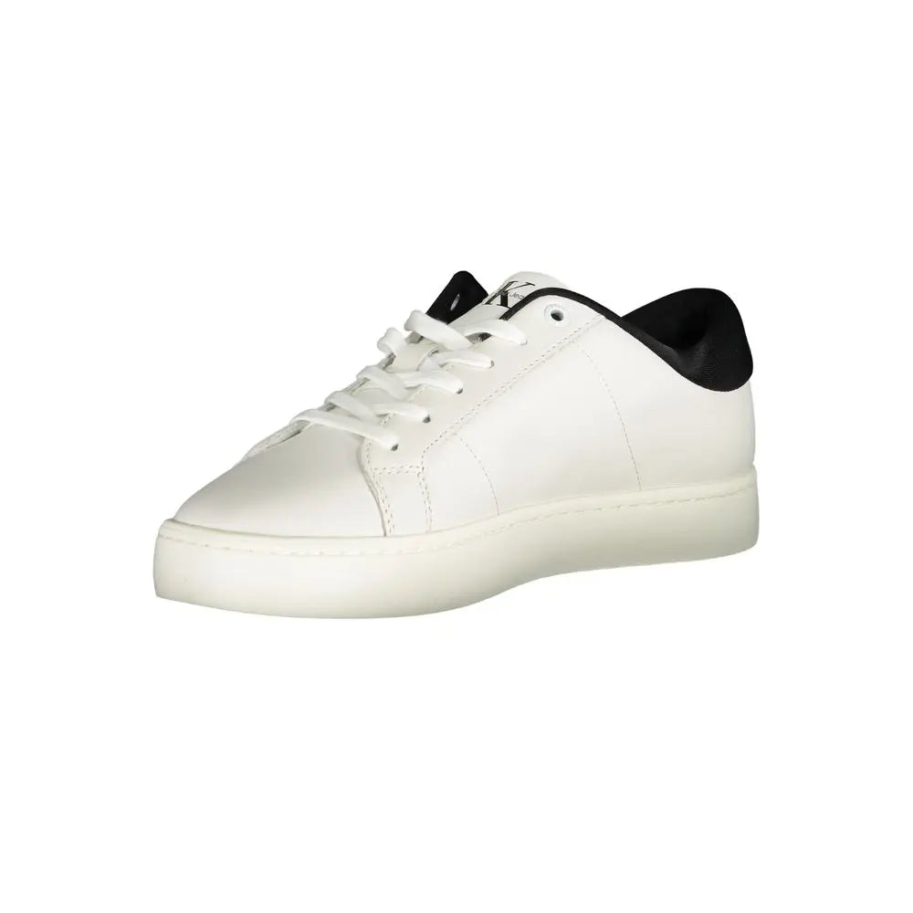 Calvin Klein Sneaker aus weißem Polyester Calvin Klein