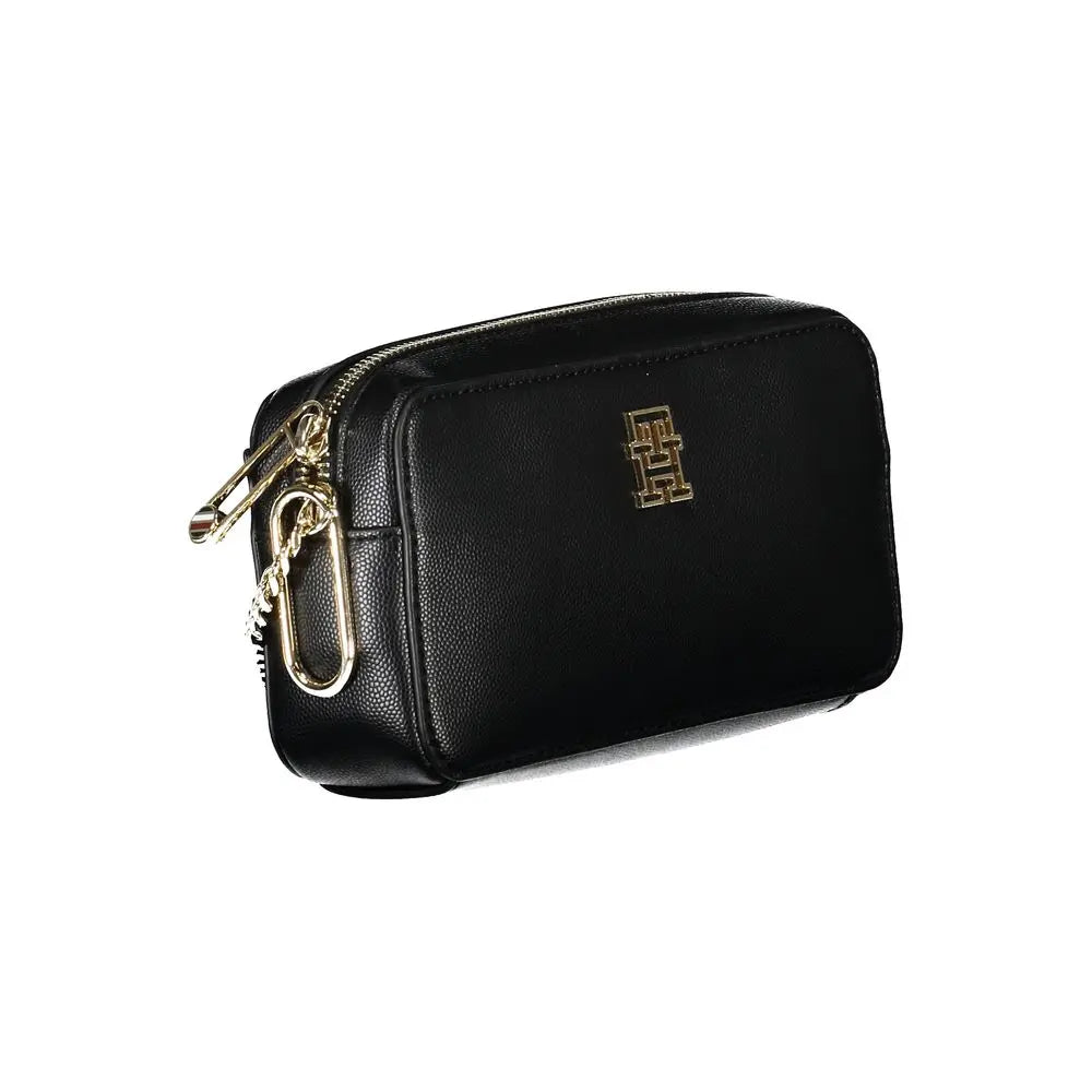 Tommy Hilfiger Schwarze Polyethylen-Handtasche Tommy Hilfiger