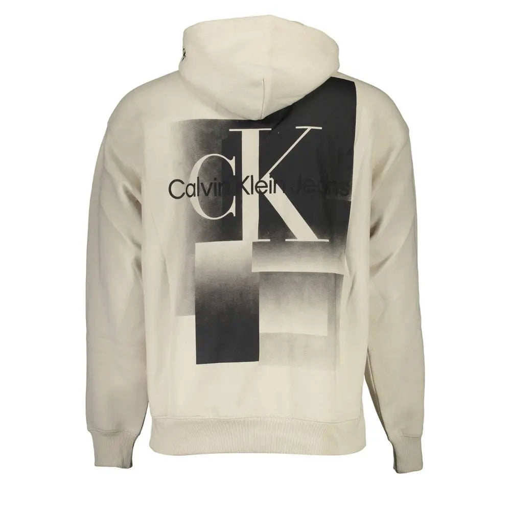 Calvin Klein Baumwoll-Sweatshirt in Beige Calvin Klein