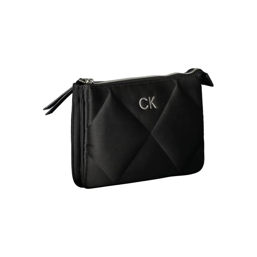 Calvin Klein Schwarze Polyester Handtasche Calvin Klein