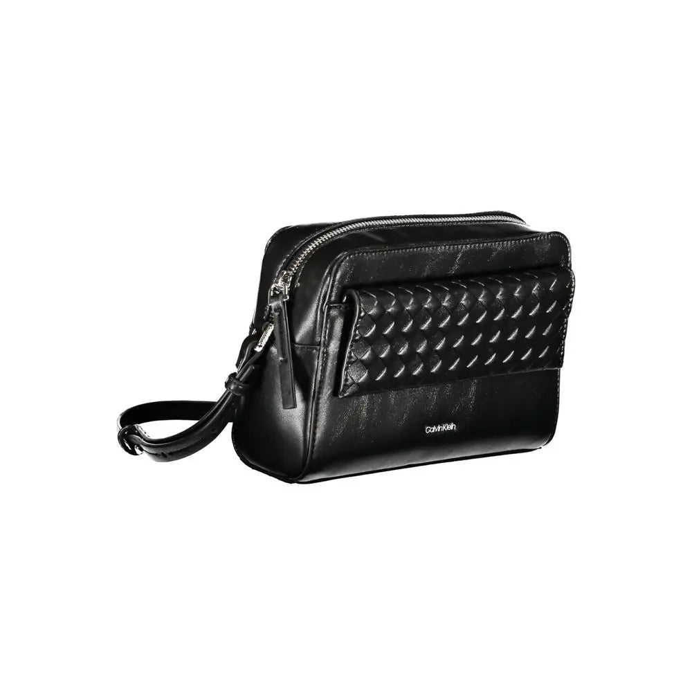 Calvin Klein Schwarze Polyester Handtasche Calvin Klein