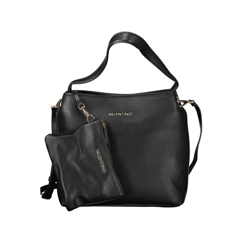 Mario Valentino Schwarze Polyethylen-Handtasche