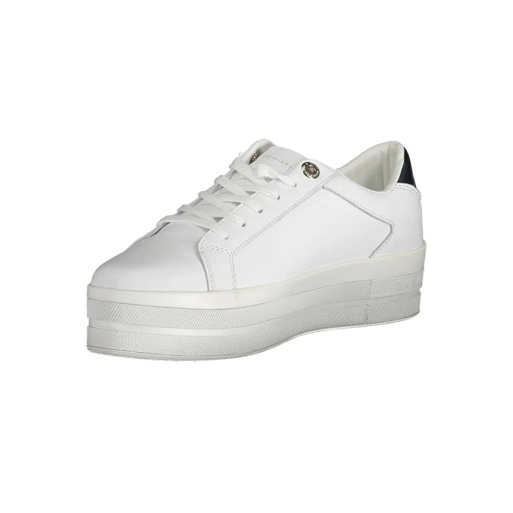 Tommy Hilfiger Sneaker aus weißem Polyester Tommy Hilfiger