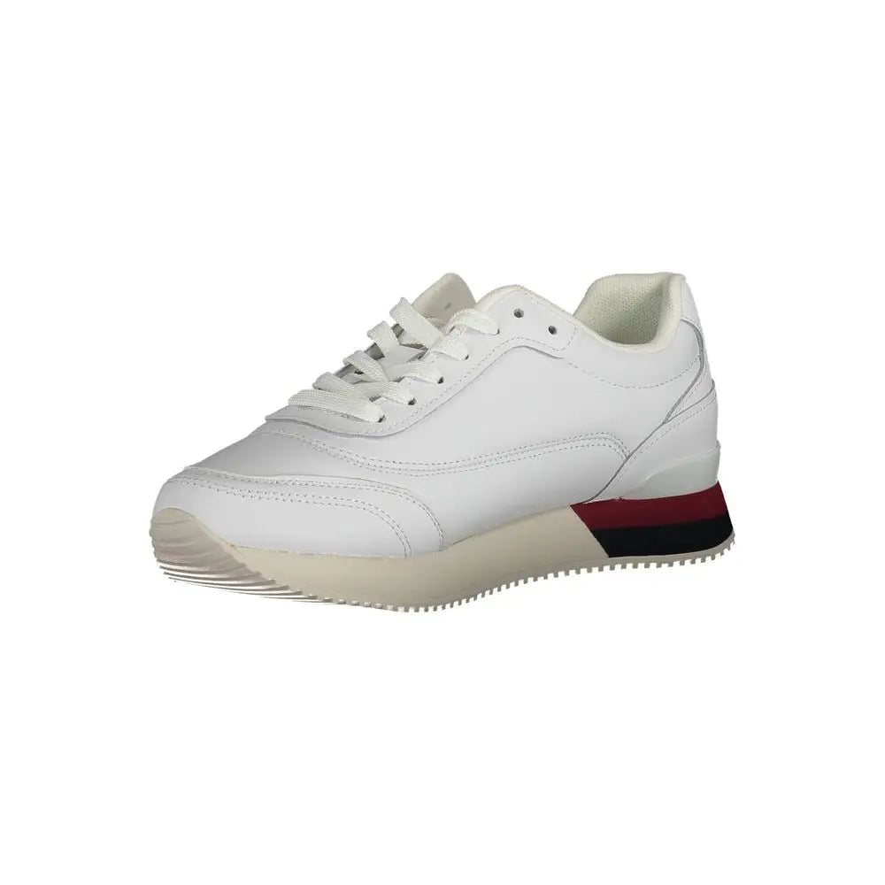 Tommy Hilfiger Sneaker aus weißem Polyester Tommy Hilfiger