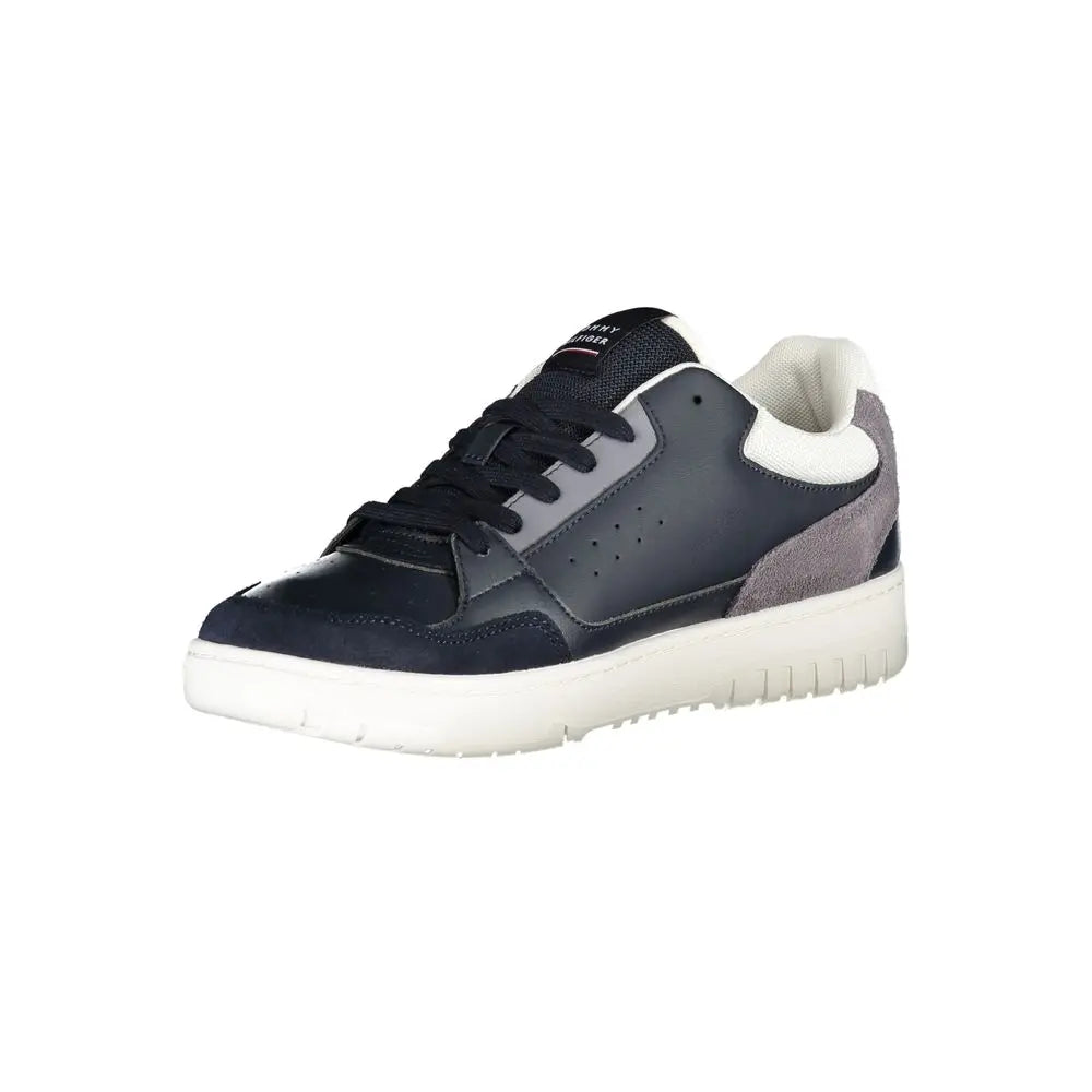 Tommy Hilfiger Blauer Polyester Sneaker Tommy Hilfiger