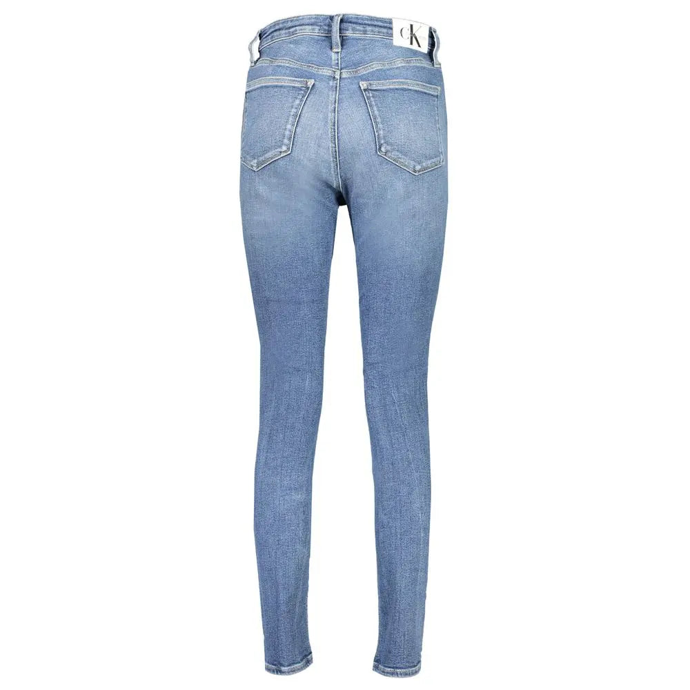 Calvin Klein Blaue Jeans aus Baumwoll-Denim Calvin Klein