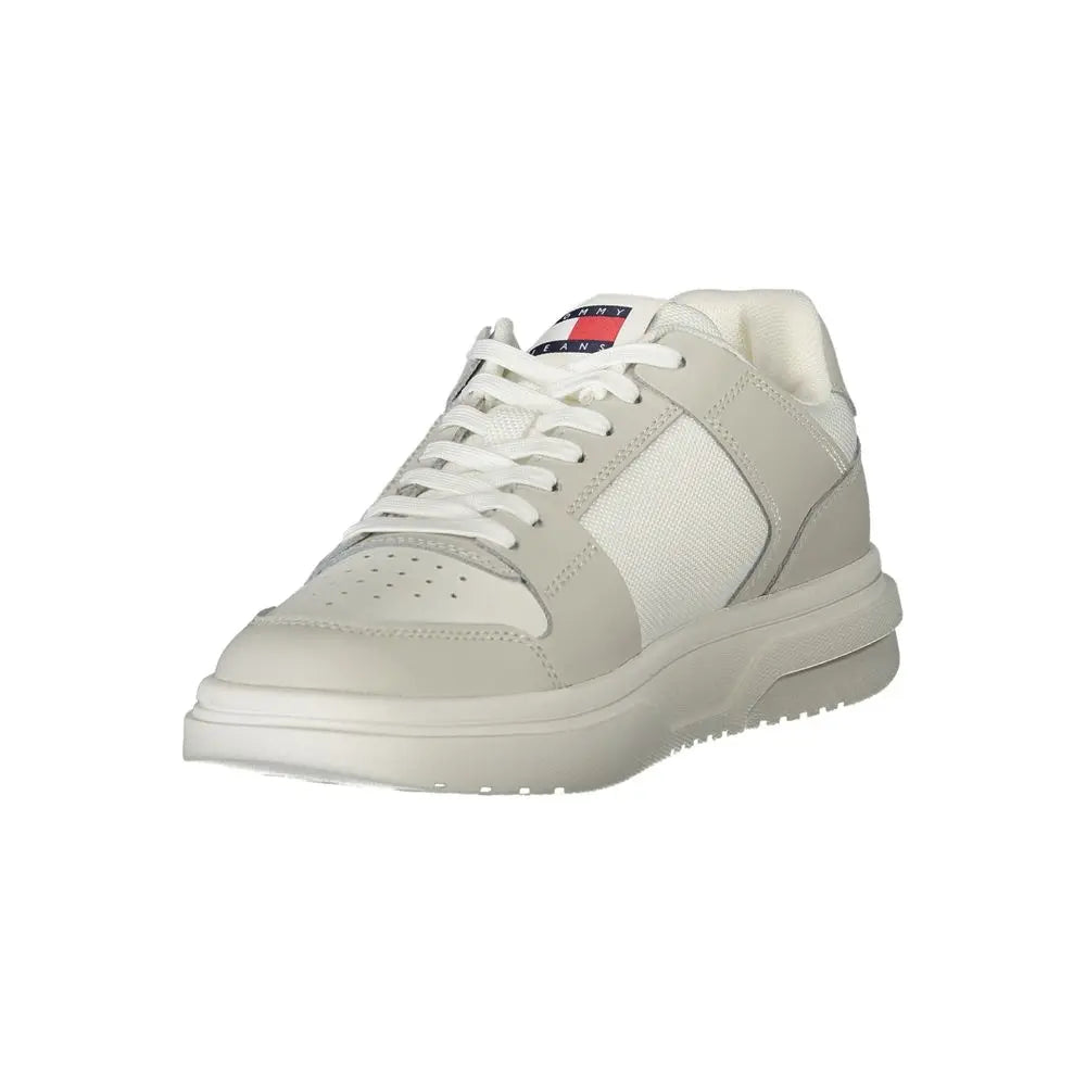 Tommy Hilfiger Sneaker aus weißem Polyester Tommy Hilfiger