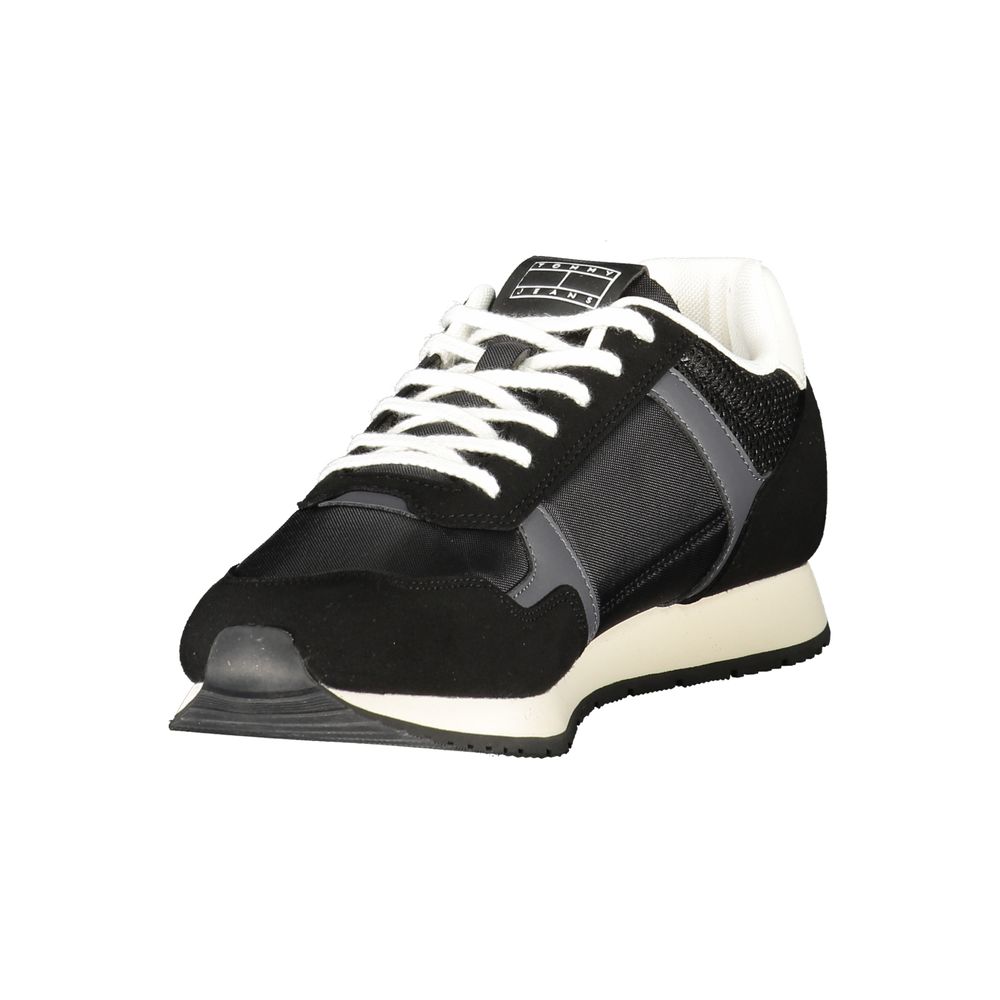 Tommy Hilfiger Schwarzer Polyester-Sneaker