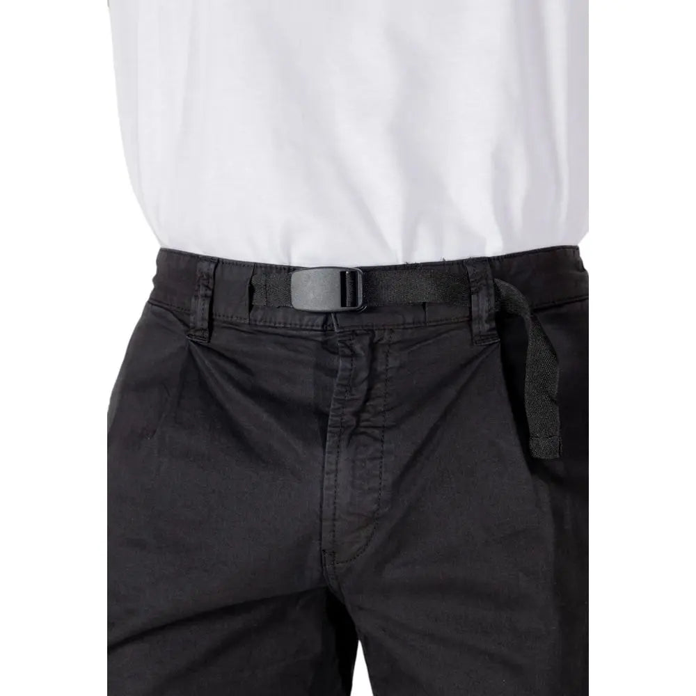 Hugo Boss Schwarze Baumwoll-Bermuda-Shorts Hugo Boss