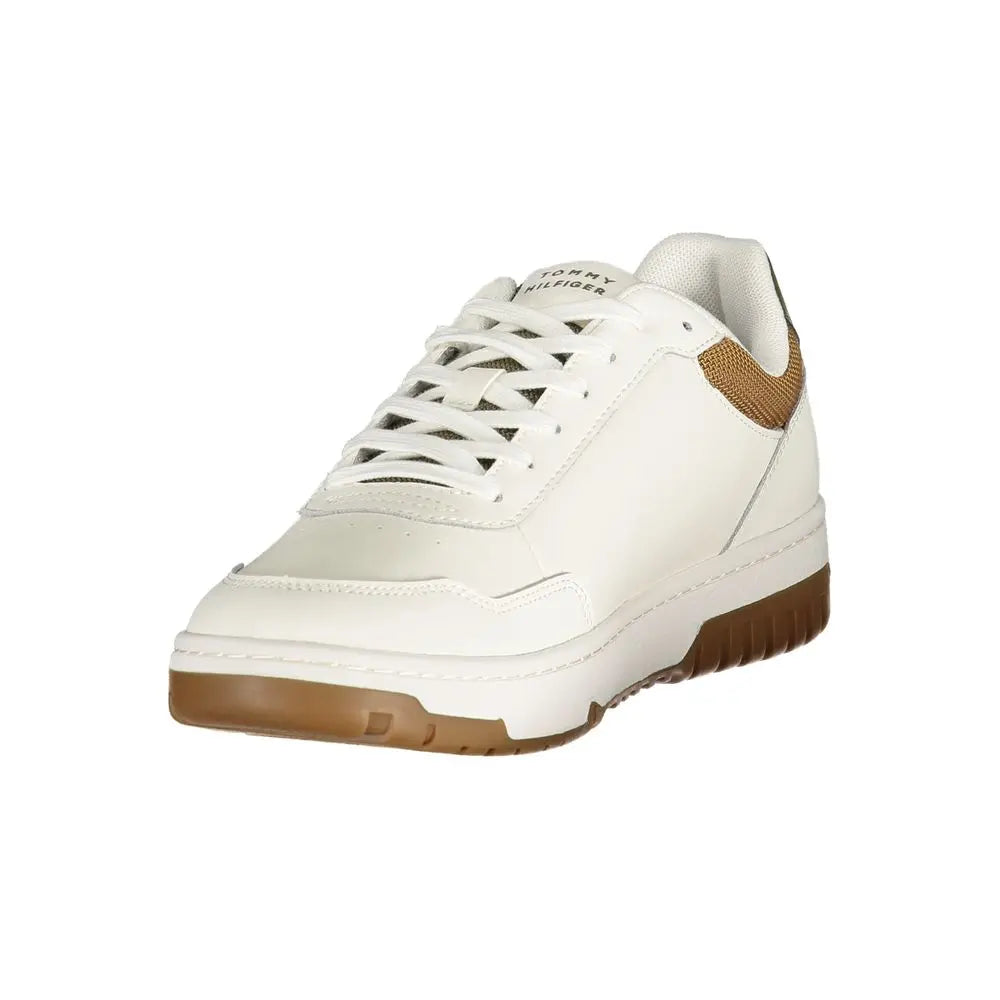 Tommy Hilfiger Weißer Polyester-Sneaker Tommy Hilfiger