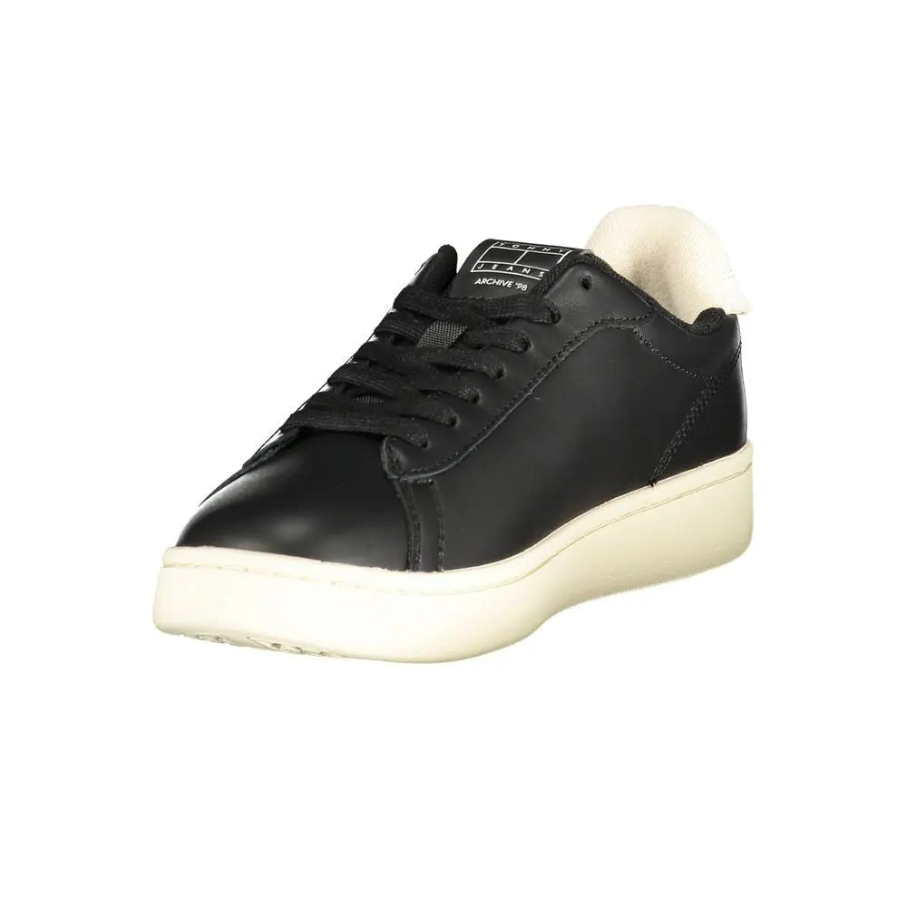 Tommy Hilfiger Schwarzer Polyester-Sneaker Tommy Hilfiger