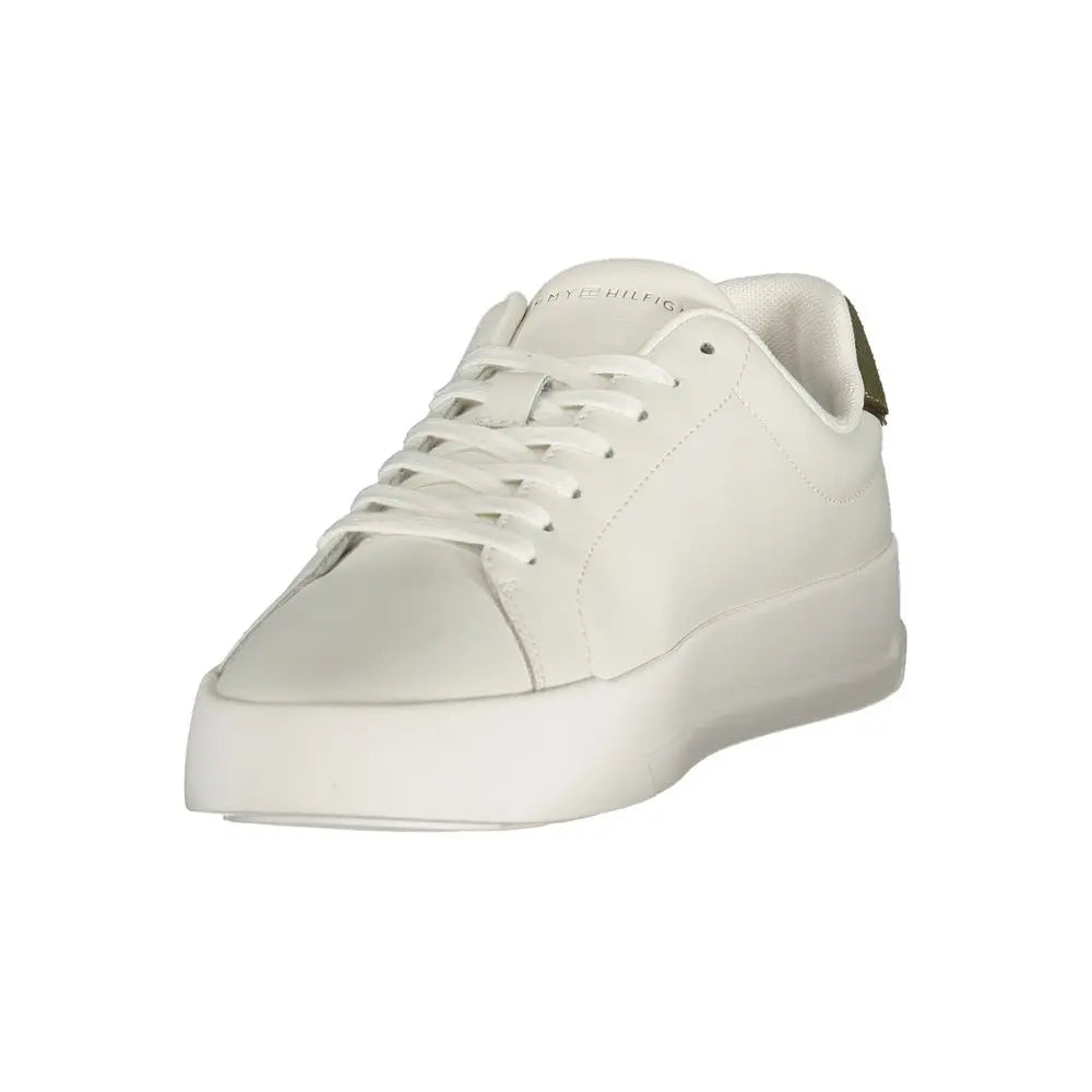 Tommy Hilfiger Weißer Polyester-Sneaker Tommy Hilfiger