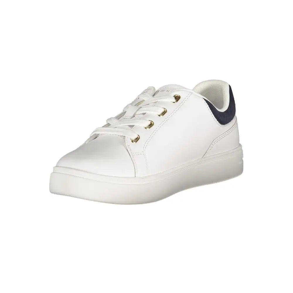 Tommy Hilfiger Weißer Polyester-Sneaker Tommy Hilfiger
