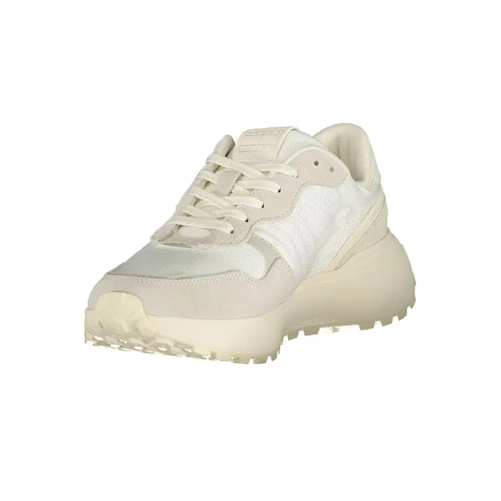 Tommy Hilfiger Weißer Polyester-Sneaker Tommy Hilfiger