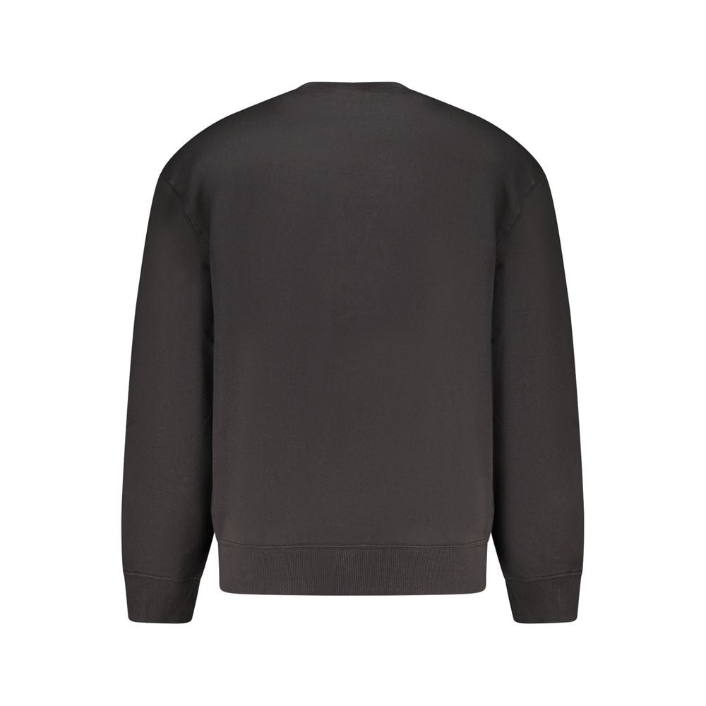Calvin Klein Baumwoll-Sweatshirt in Schwarz