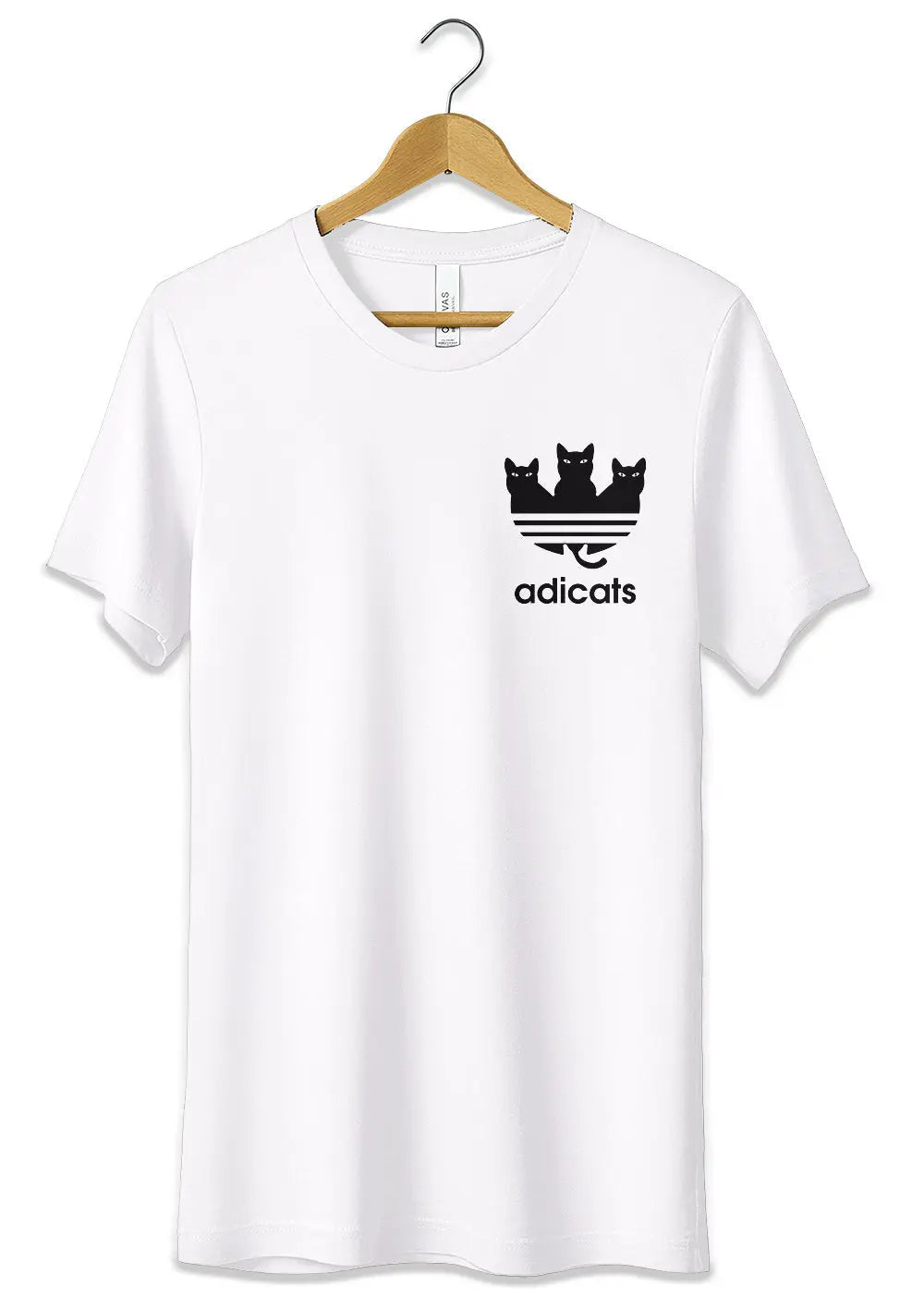 T-Shirt Maglietta Adicats Parodia Gatti Divertente Adidas CmrDesignStore