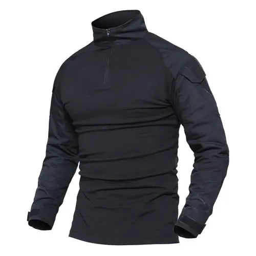 Combat Shirt Men Long Sleeve Military Style Tactical T-shirts US Army Multicam Airsoft Special SWAT t shirts for Man-5