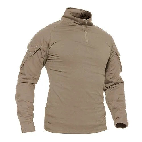 Tactical T-shirts Military Clothing Summer Long Sleeve Army Combat T-shirts Camouflage Airsoft tshirts Hunt Fish Tees-9