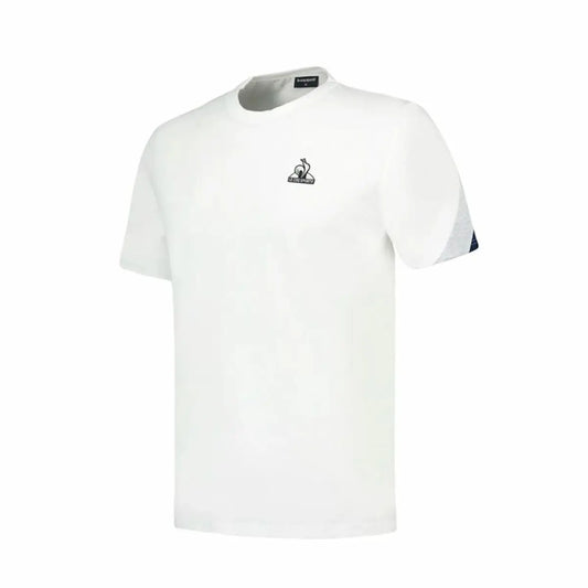 Men’s Short Sleeve T-Shirt Le coq sportif Heritage N°1 New Brand White Le coq sportif