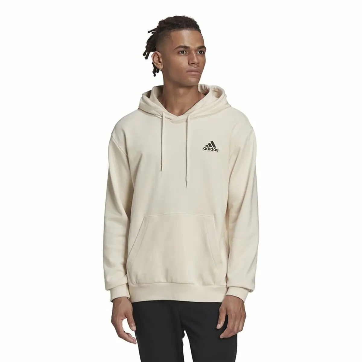 Men’s Hoodie Adidas Essentials Feelcomfy Beige Adidas