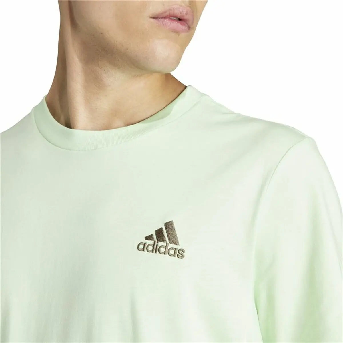 Men’s Short Sleeve T-Shirt Adidas adidas Sl Green Adidas