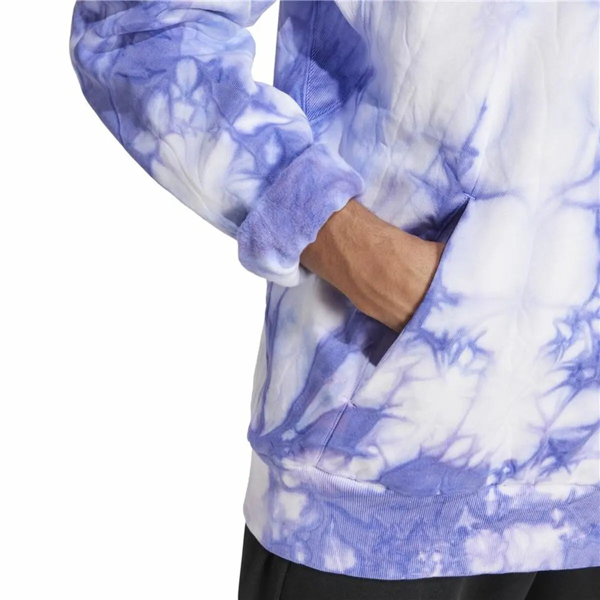 Men’s Hoodie Adidas All Szn Fleece Wash Hoodie Blue XS-2