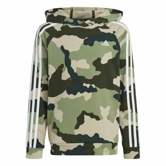 Unisex Hoodie Adidas Essentials Multicolour Camouflage-0