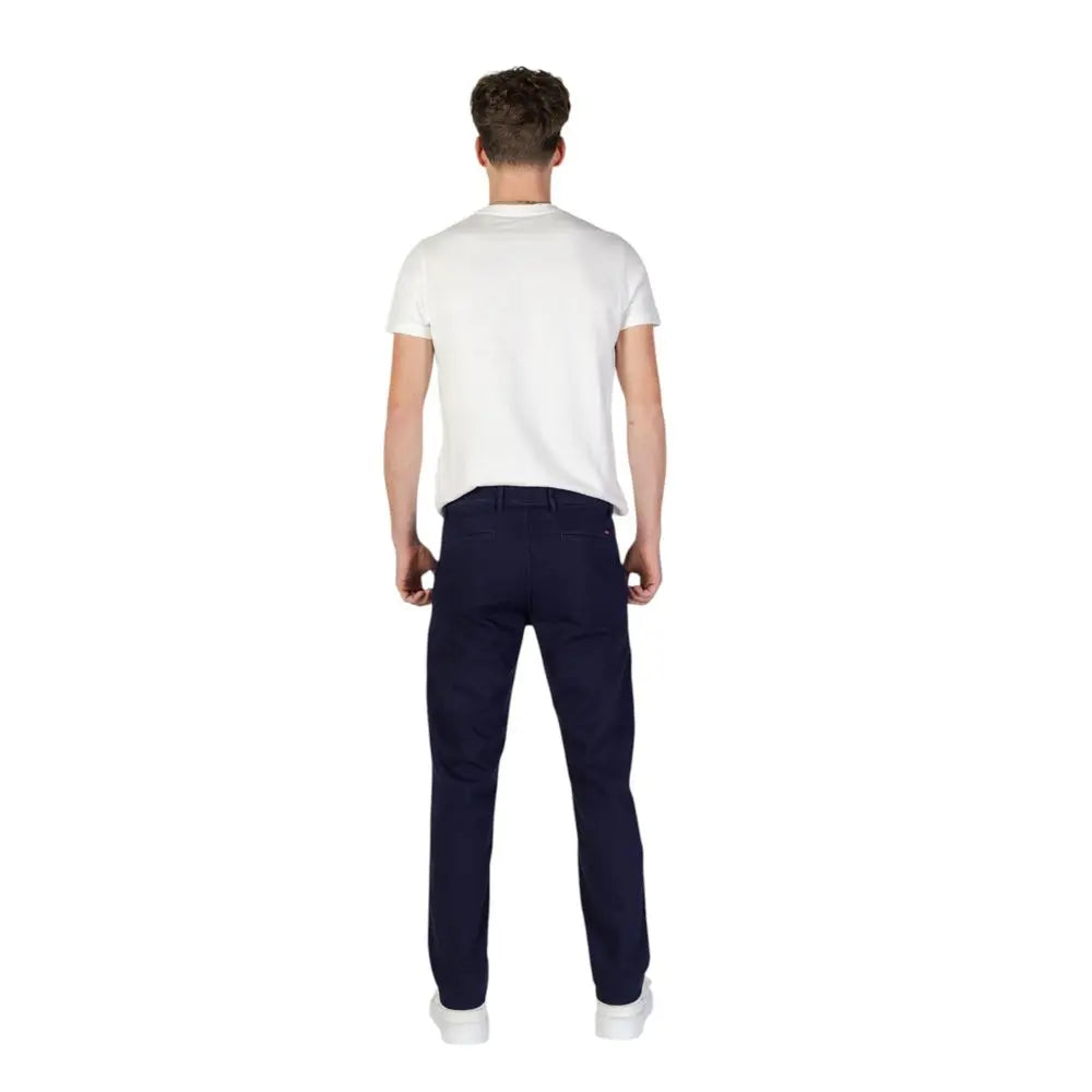 Hugo Boss Dunkelblaue Baumwoll-Chinos mit schmaler Passform Hugo Boss