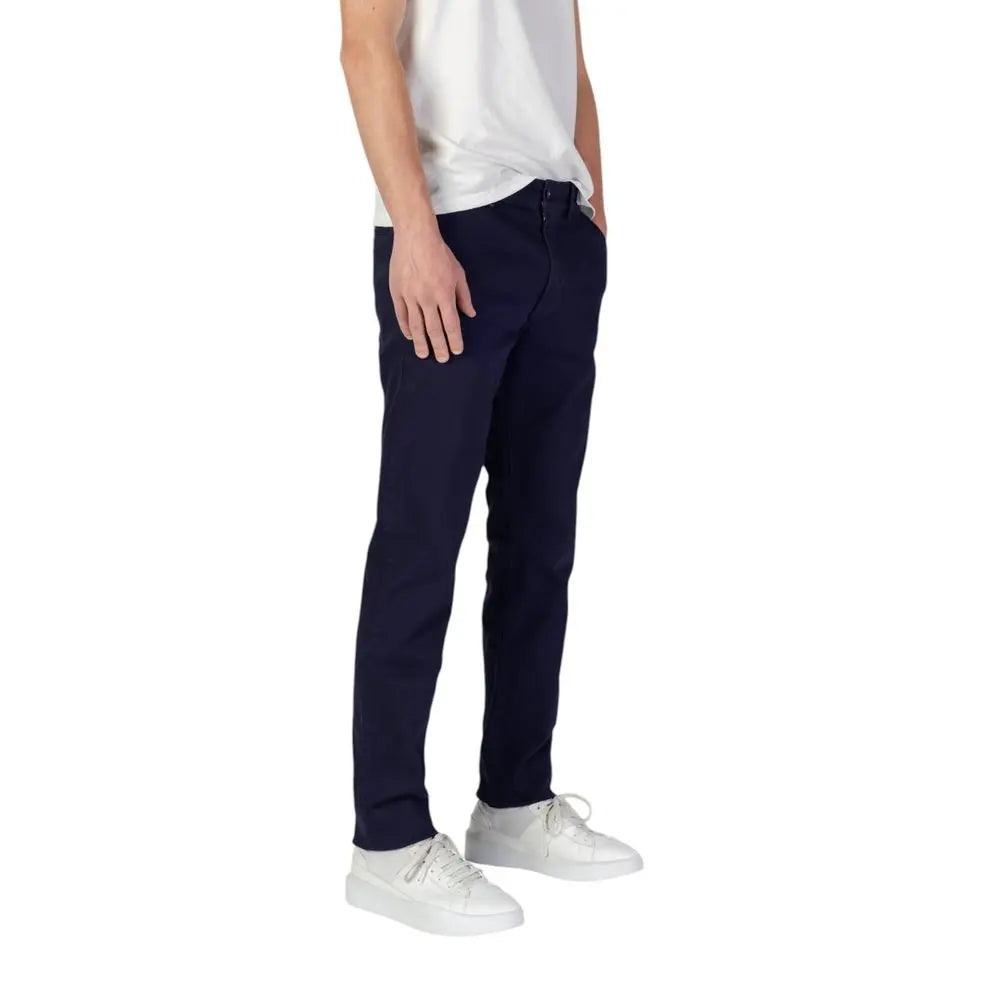 Hugo Boss Dunkelblaue Baumwoll-Chinos mit schmaler Passform Hugo Boss