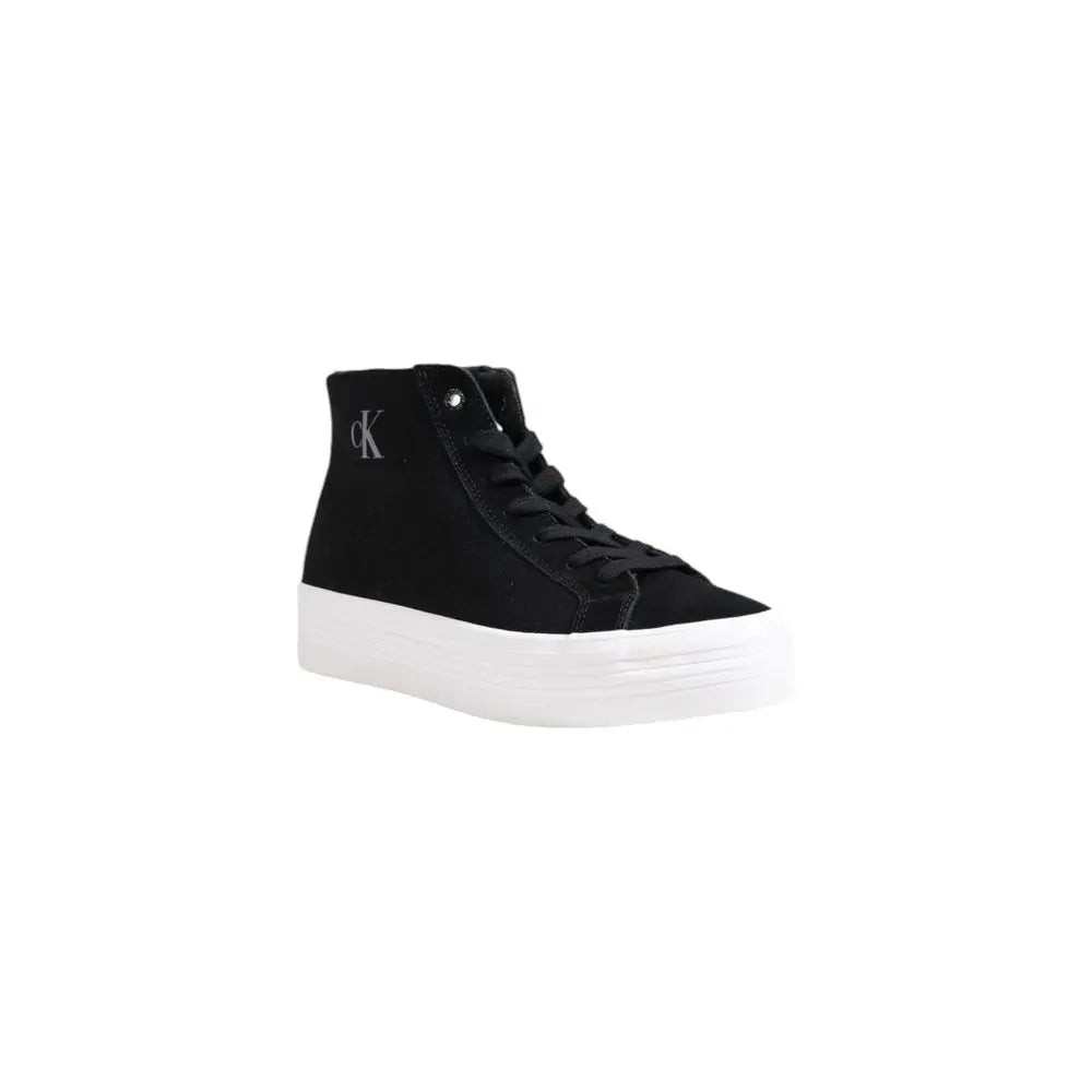 Calvin Klein Jeans Schwarzer Wildleder Sneaker Calvin Klein Jeans
