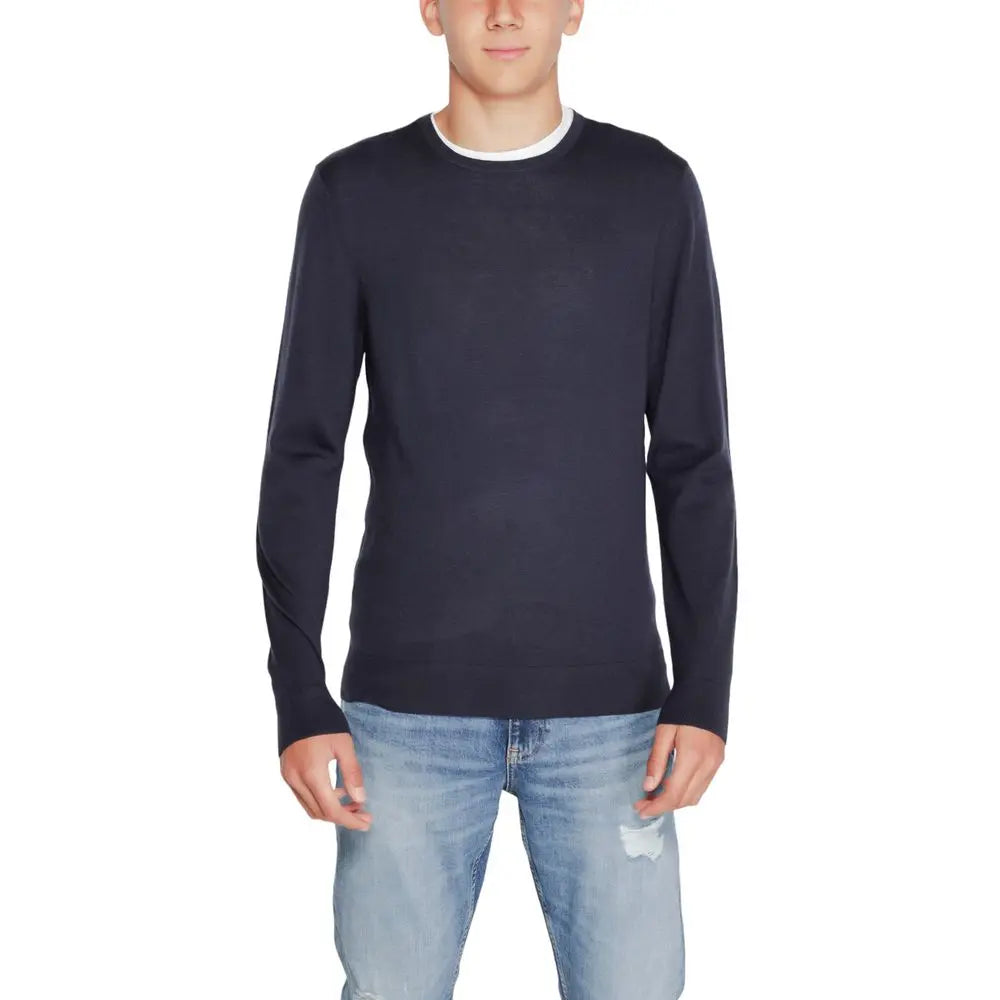 Calvin Klein Blaue Sportbekleidung aus recycelter Wolle Calvin Klein