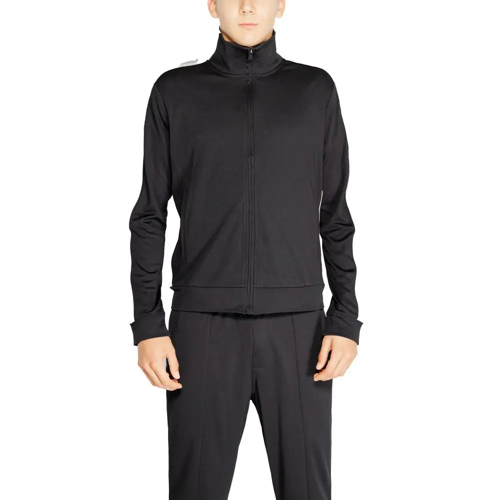 Calvin Klein Sport Schwarzes Sweatshirt aus recyceltem Polyester Calvin Klein Sport