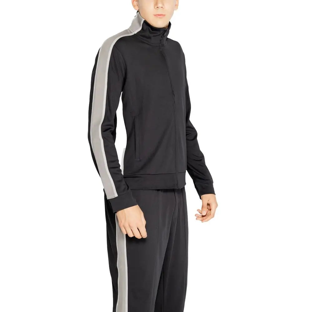 Calvin Klein Sport Schwarzes Sweatshirt aus recyceltem Polyester Calvin Klein Sport