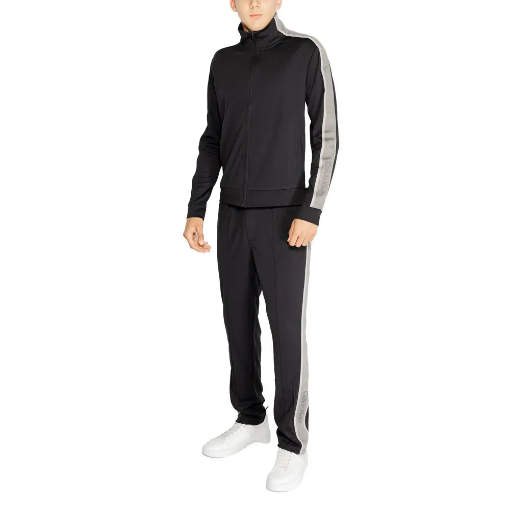 Calvin Klein Sport Schwarzes Sweatshirt aus recyceltem Polyester Calvin Klein Sport