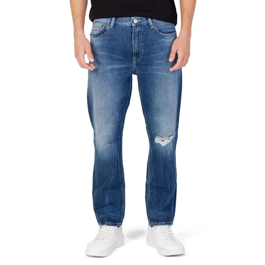 Tommy Hilfiger Jeans Blaue Slim-Fit-Jeans aus Baumwolle Tommy Hilfiger Jeans