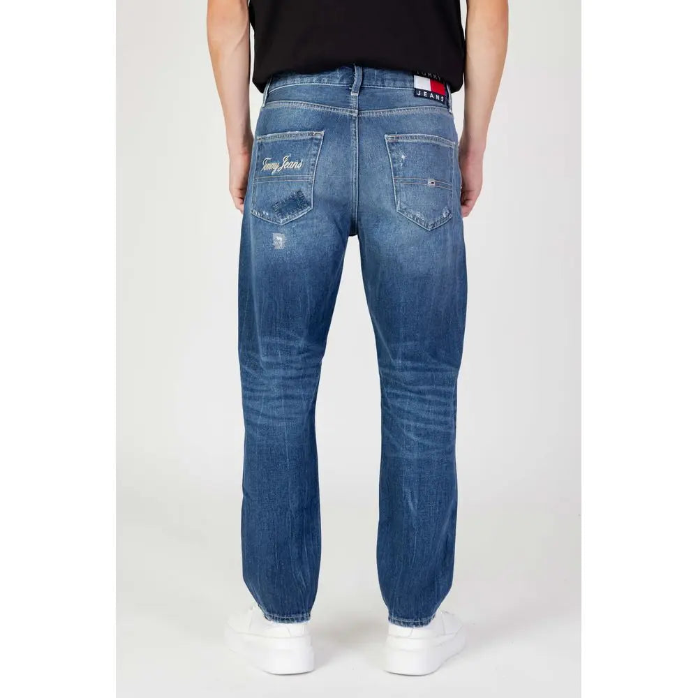 Tommy Hilfiger Jeans Blaue Slim-Fit-Jeans aus Baumwolle Tommy Hilfiger Jeans
