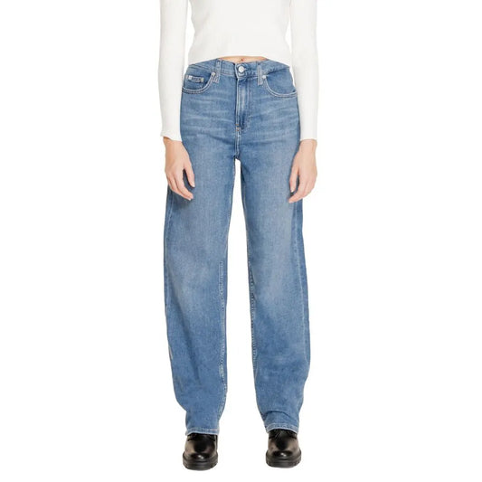 Calvin Klein Jeans Blaue Baumwoll-Jeans mit Relaxed Fit Calvin Klein Jeans