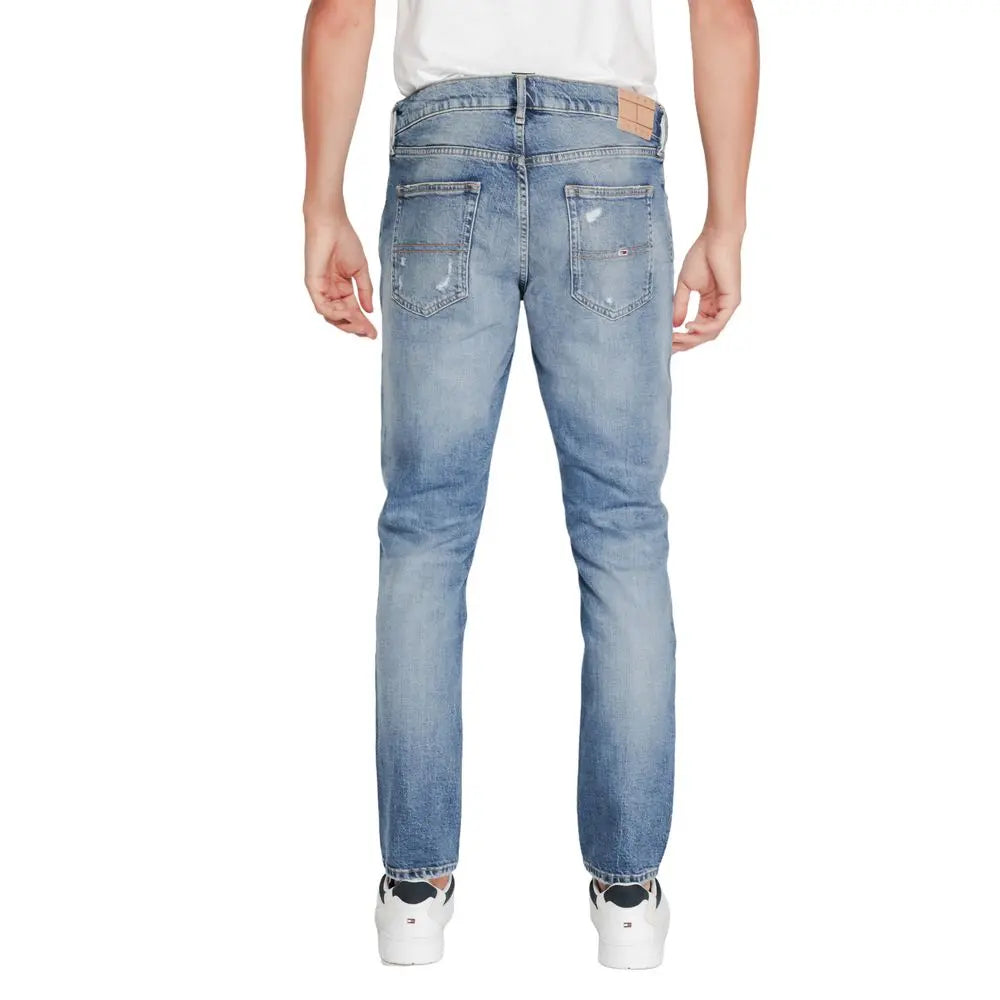 Tommy Hilfiger Jeans Schmale Jeans aus blauem Baumwoll-Mix Tommy Hilfiger Jeans