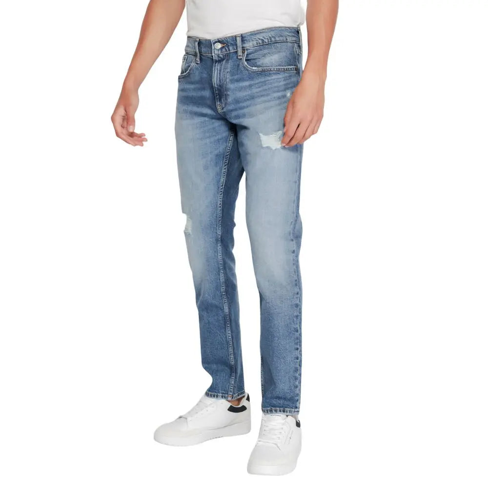 Tommy Hilfiger Jeans Schmale Jeans aus blauem Baumwoll-Mix Tommy Hilfiger Jeans