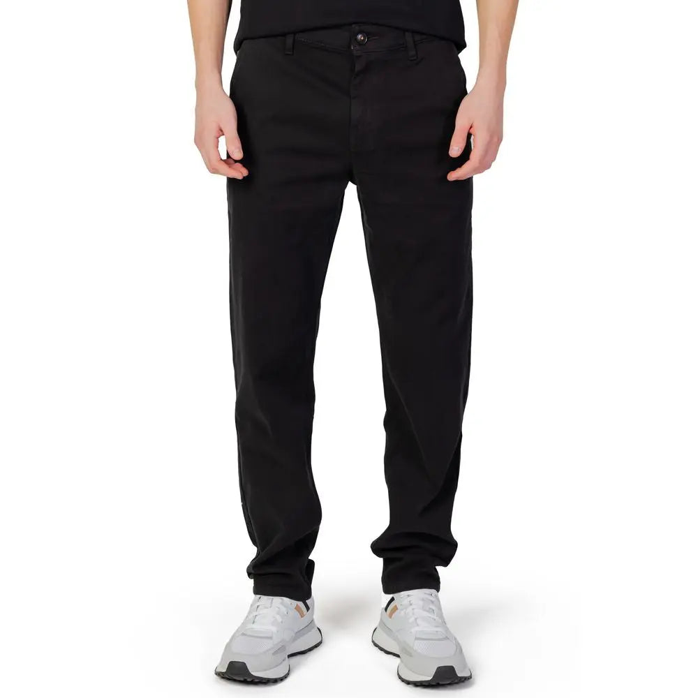 Hugo Boss Schwarze Baumwollhose Hugo Boss