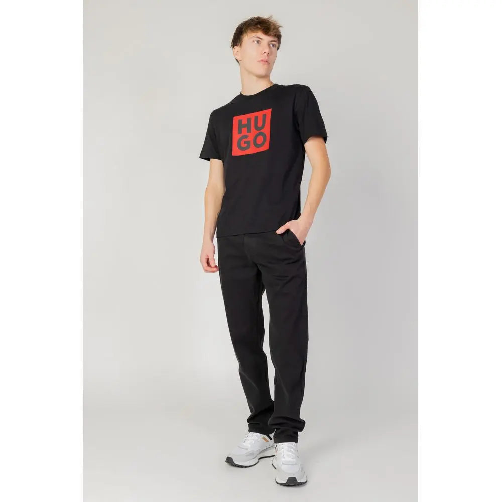 Hugo Boss Schwarze Baumwollhose Hugo Boss