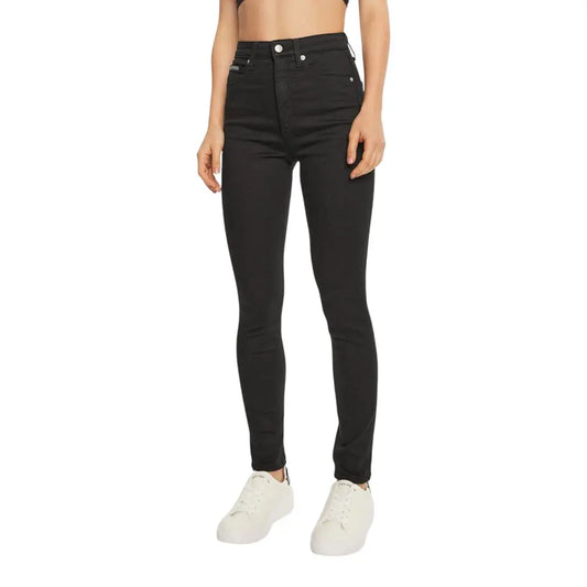 Calvin Klein Jeans Schwarze Baumwoll-Skinny-Jeans Calvin Klein Jeans