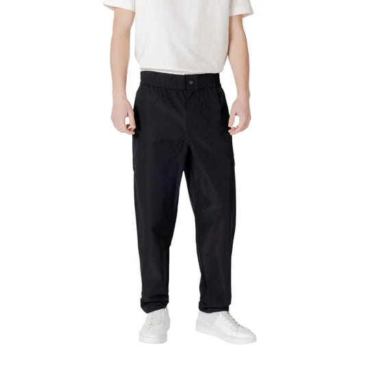 Calvin Klein Jeans Schwarze Polyester-Hose für Herren Calvin Klein Jeans