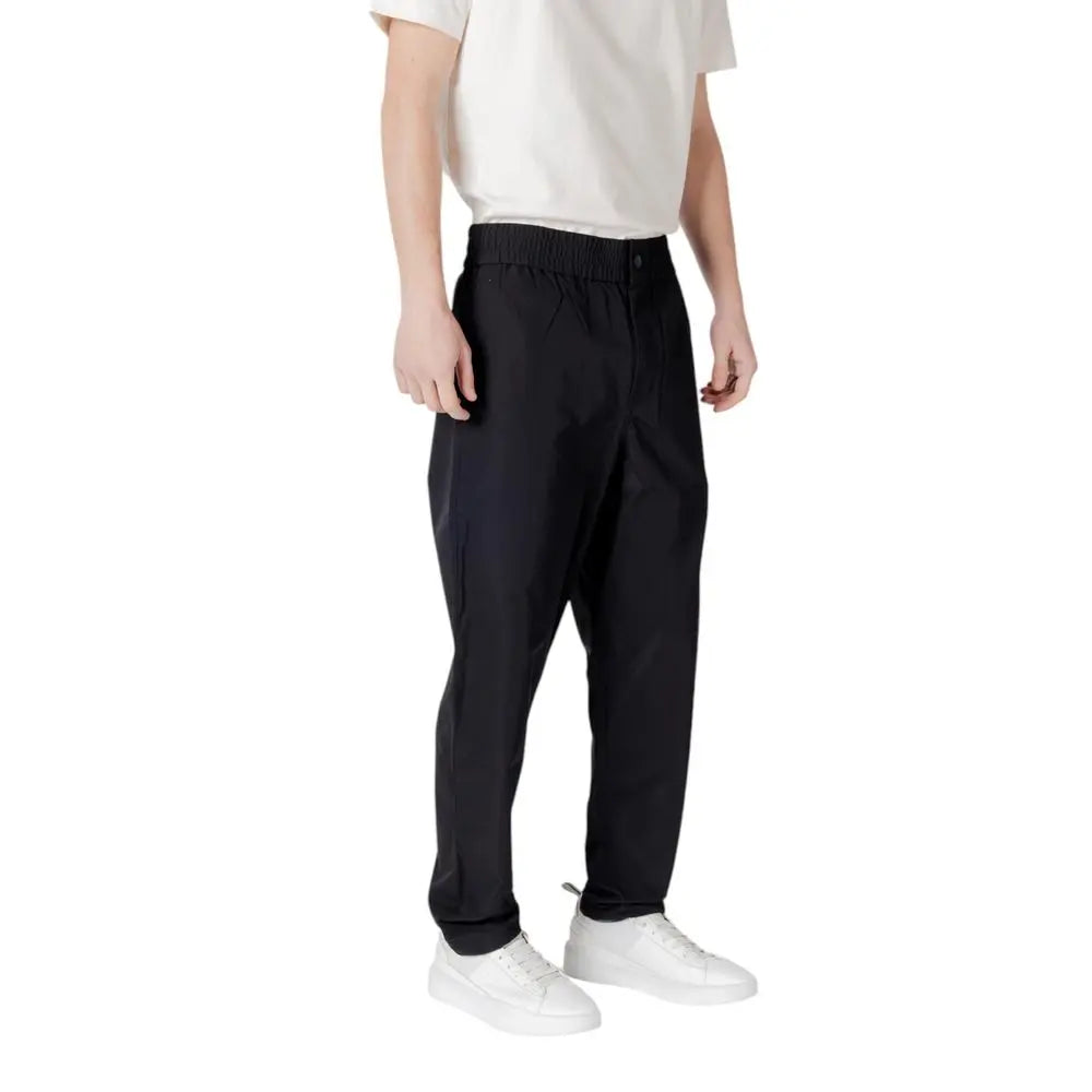 Calvin Klein Jeans Schwarze Polyester-Hose für Herren Calvin Klein Jeans