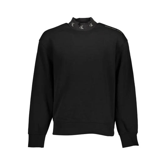 Calvin Klein Schwarzer Baumwollpullover für Männer Calvin Klein