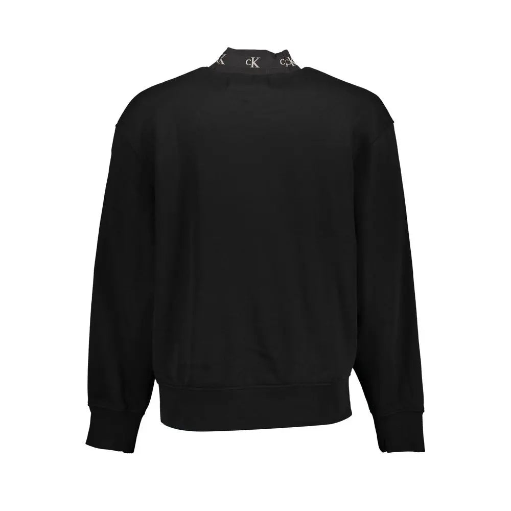 Calvin Klein Schwarzer Baumwollpullover für Männer Calvin Klein
