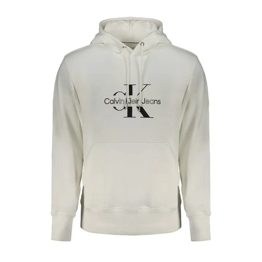 Calvin Klein Weißer Baumwollpullover für Männer Calvin Klein