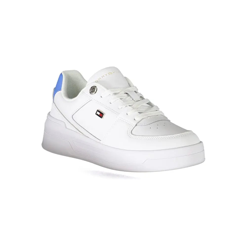 Tommy Hilfiger Sneaker aus weißem Polyester Tommy Hilfiger